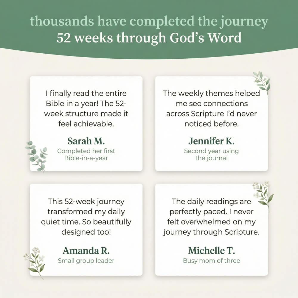 Bible In A Year 52-Week Study