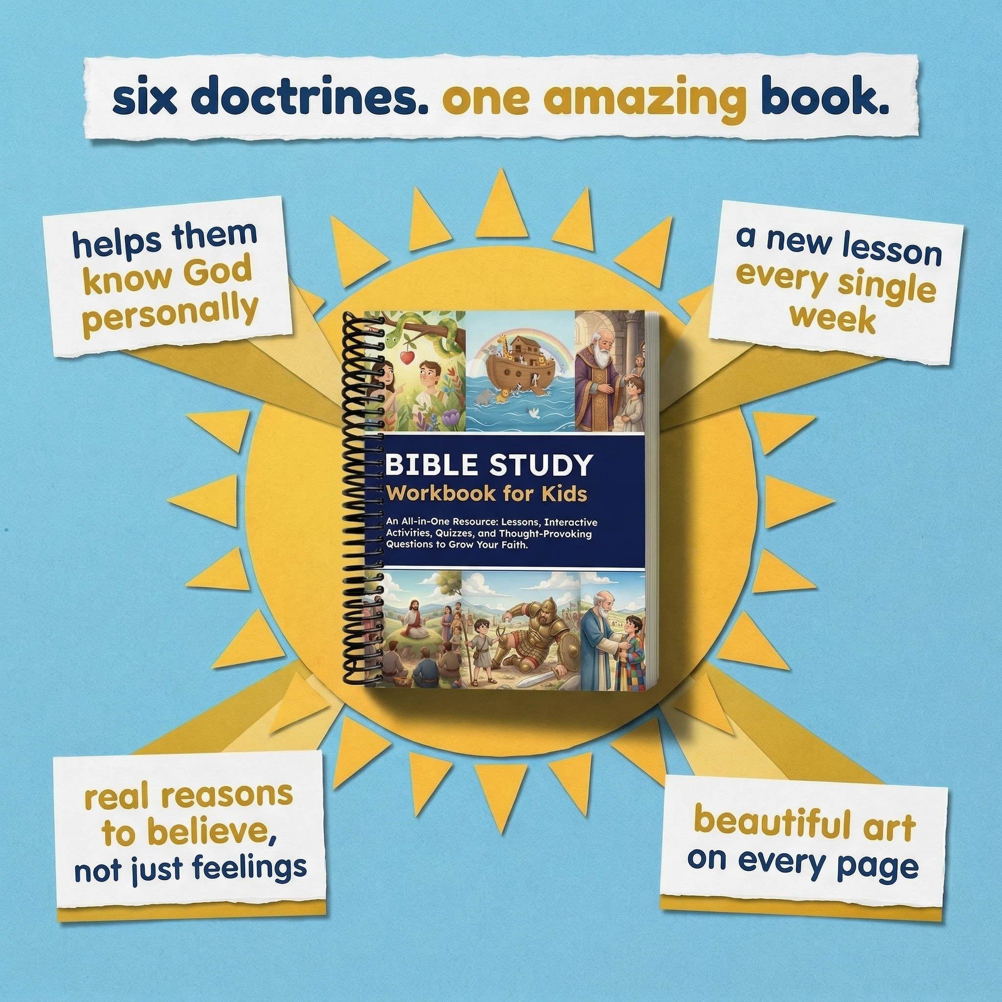 Bible Study Workbook for Kids
