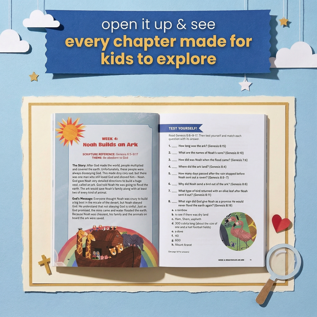 Bible Study Workbook for Kids